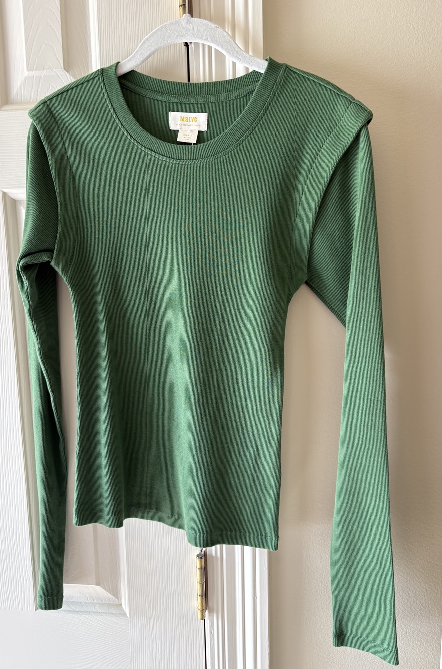 Maeve by Anthropologie Long Sleeve Shirt Size Small